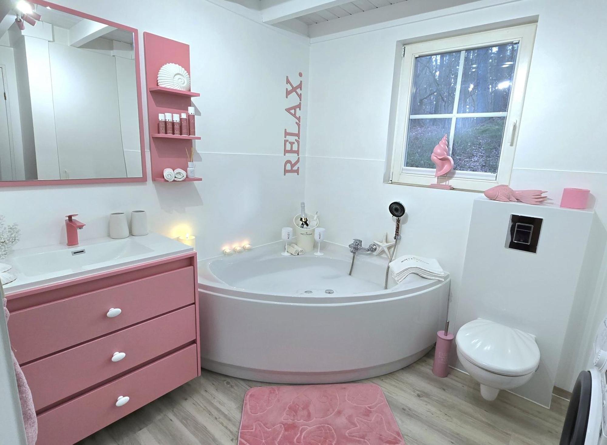 Pink Und Meer - Meerblick, Sauna, Kamin & Whirlpool Баабе Екстериор снимка