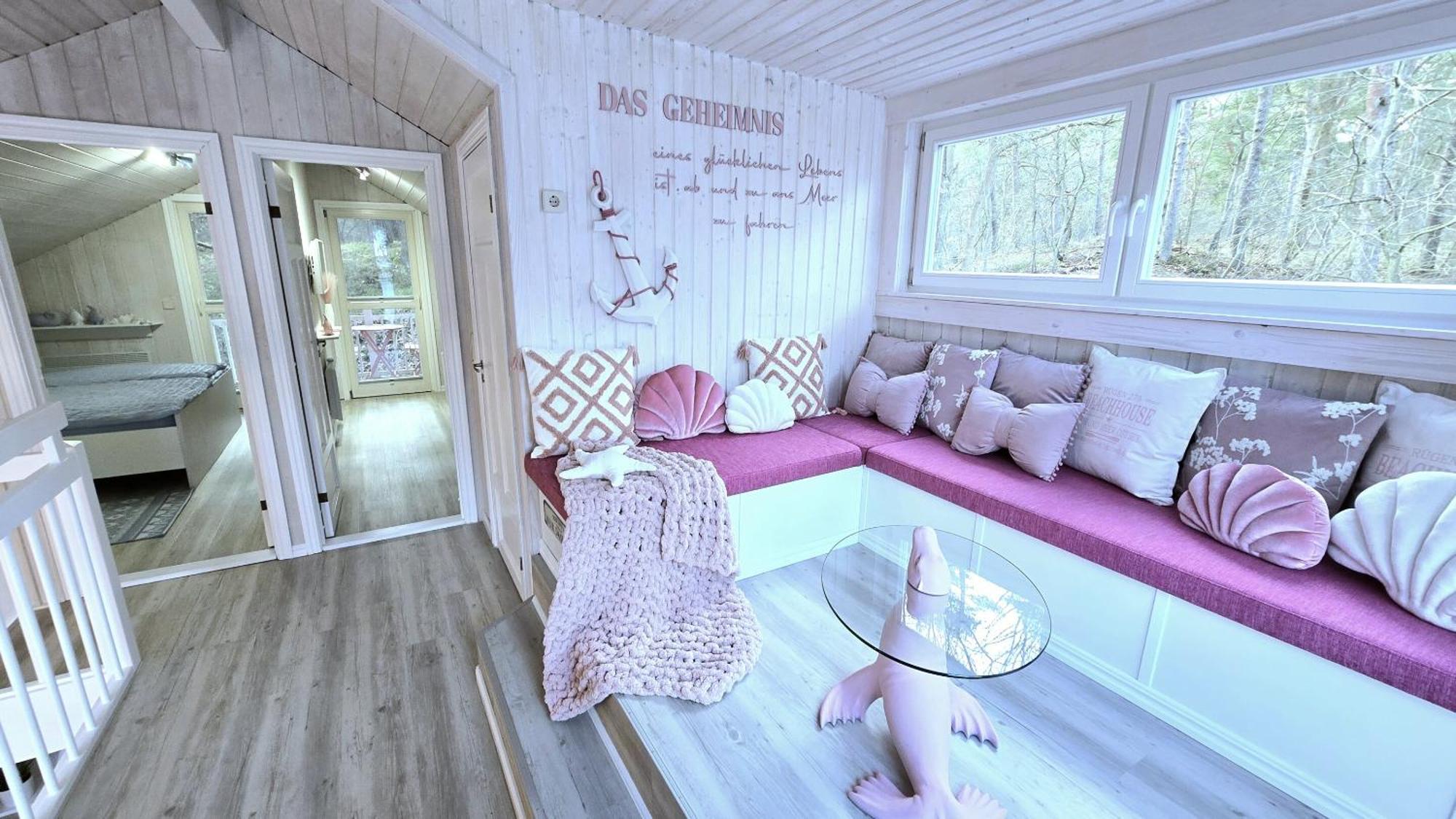Pink Und Meer - Meerblick, Sauna, Kamin & Whirlpool Баабе Екстериор снимка