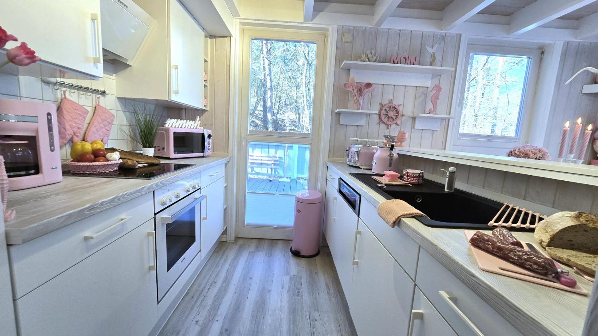 Pink Und Meer - Meerblick, Sauna, Kamin & Whirlpool Баабе Екстериор снимка