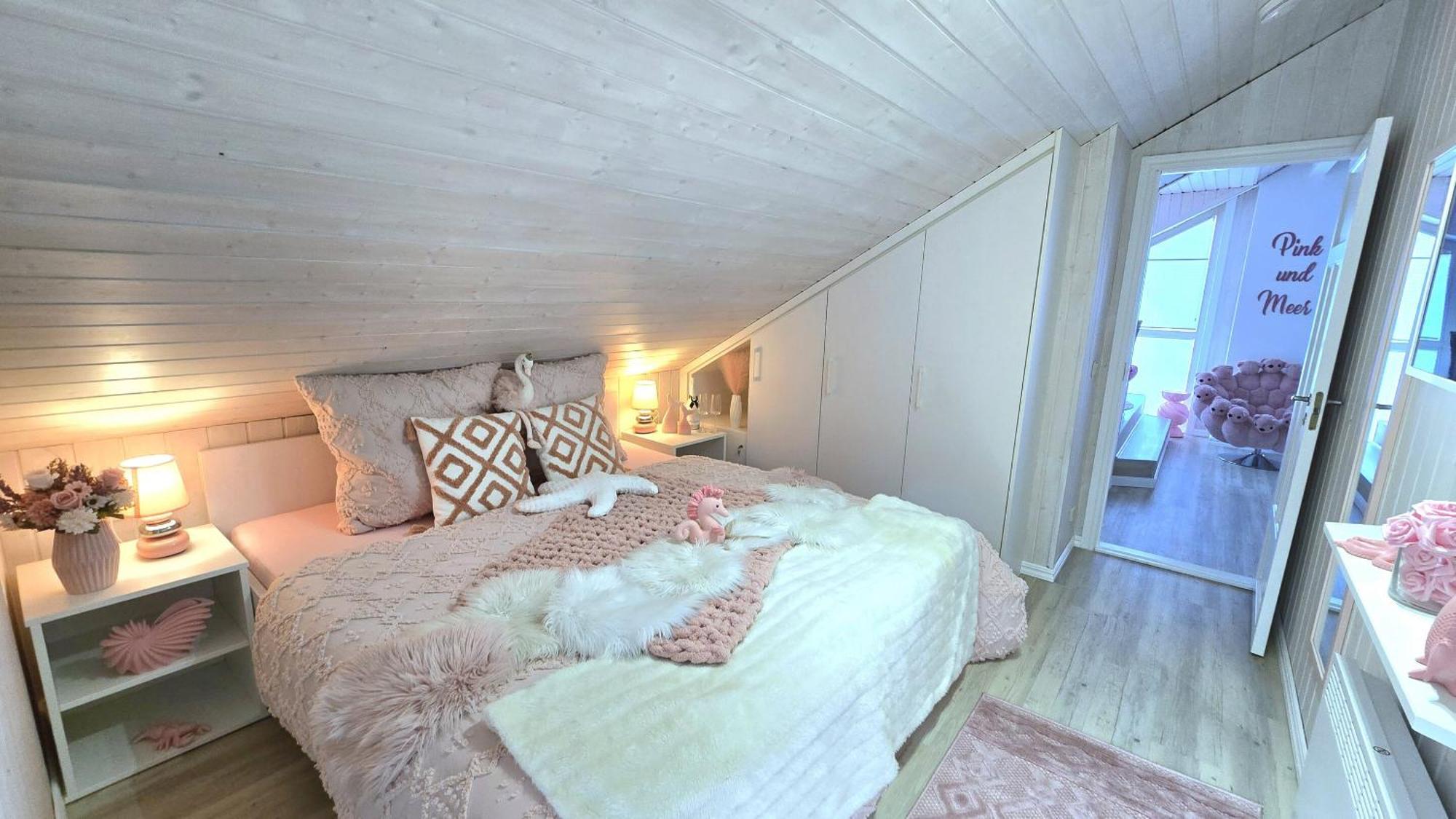 Pink Und Meer - Meerblick, Sauna, Kamin & Whirlpool Баабе Екстериор снимка
